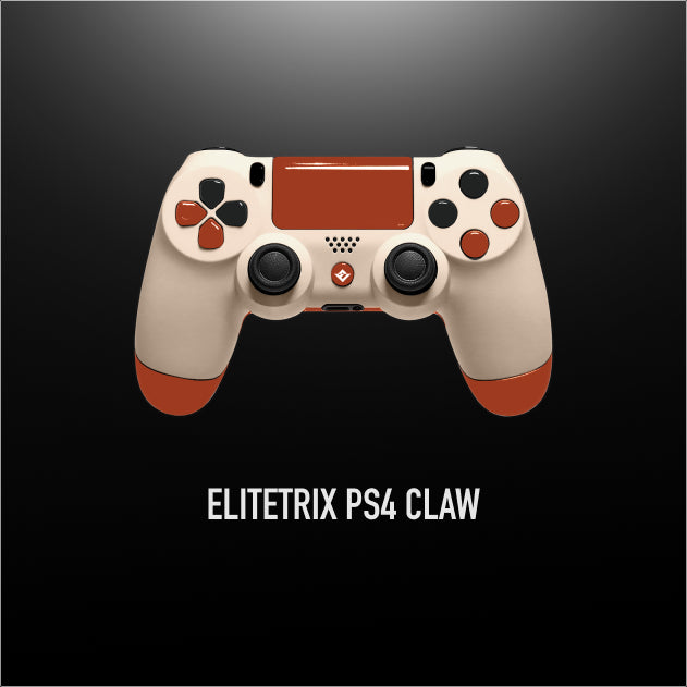 ELITETRIX PS4 Claw-Retro Red